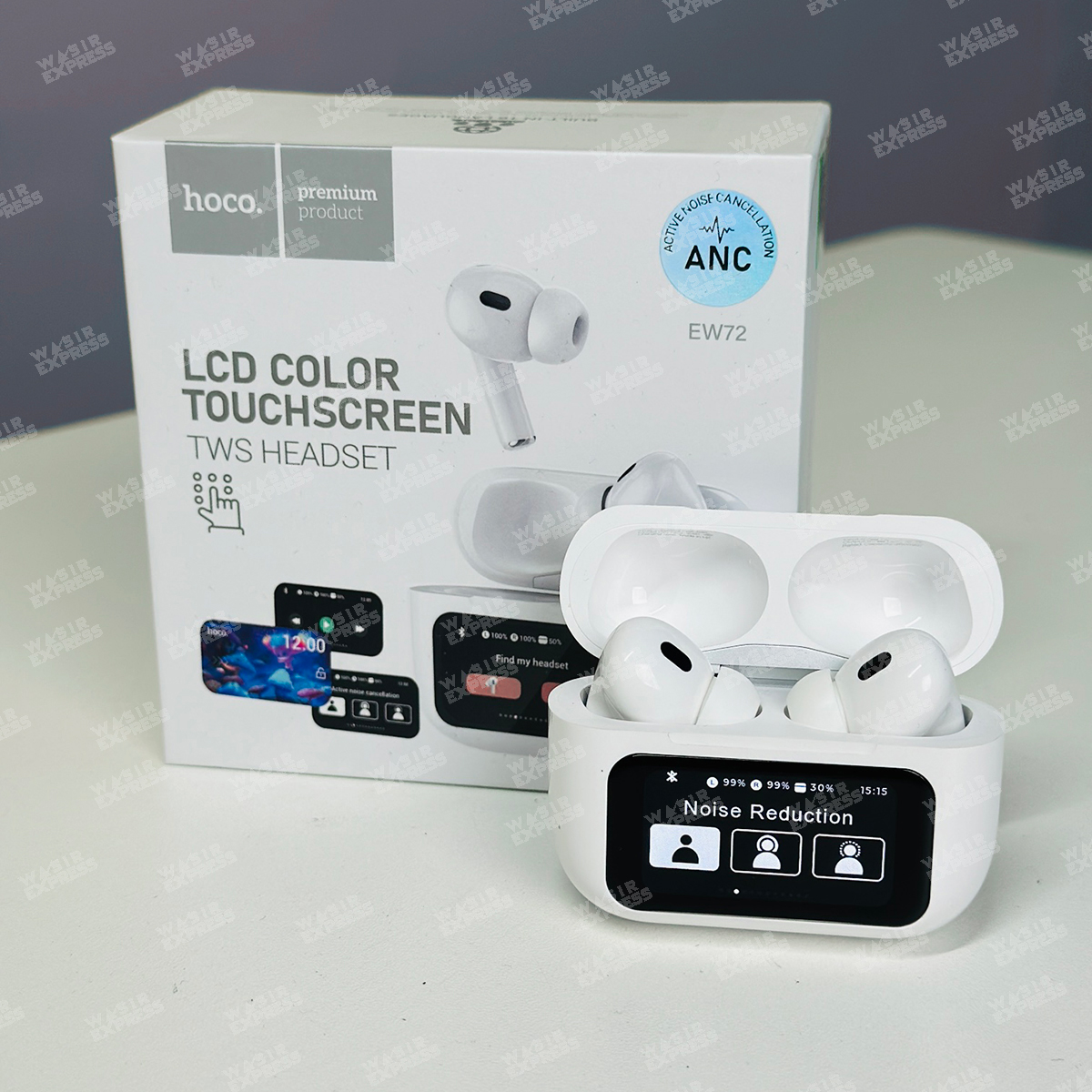 Hoco EW72 ANC TWS Earbuds With HD Display