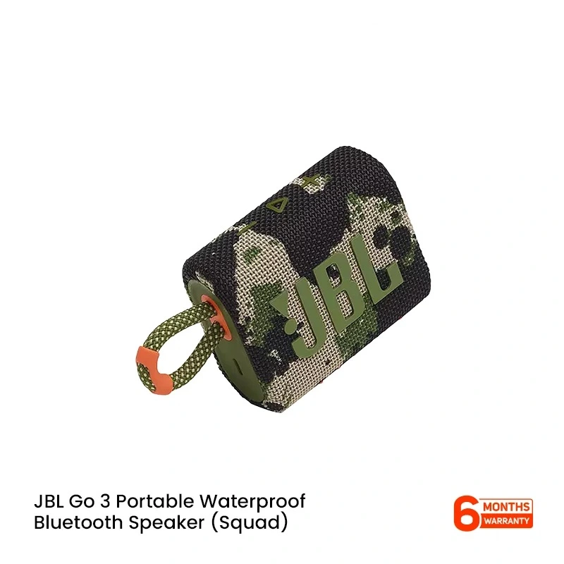 JBL Go 3 Portable Waterproof Bluetooth Speaker