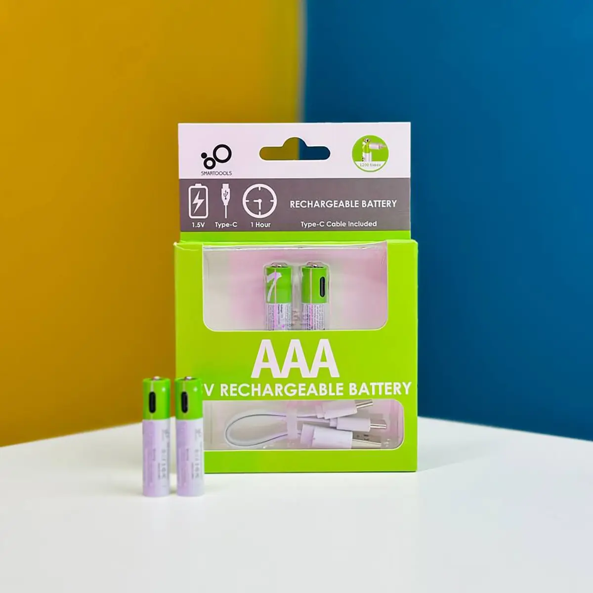 SmarToools RB20 AAA 1.5V 750 mWh Rechargeable Battery (2 Pcs Set)