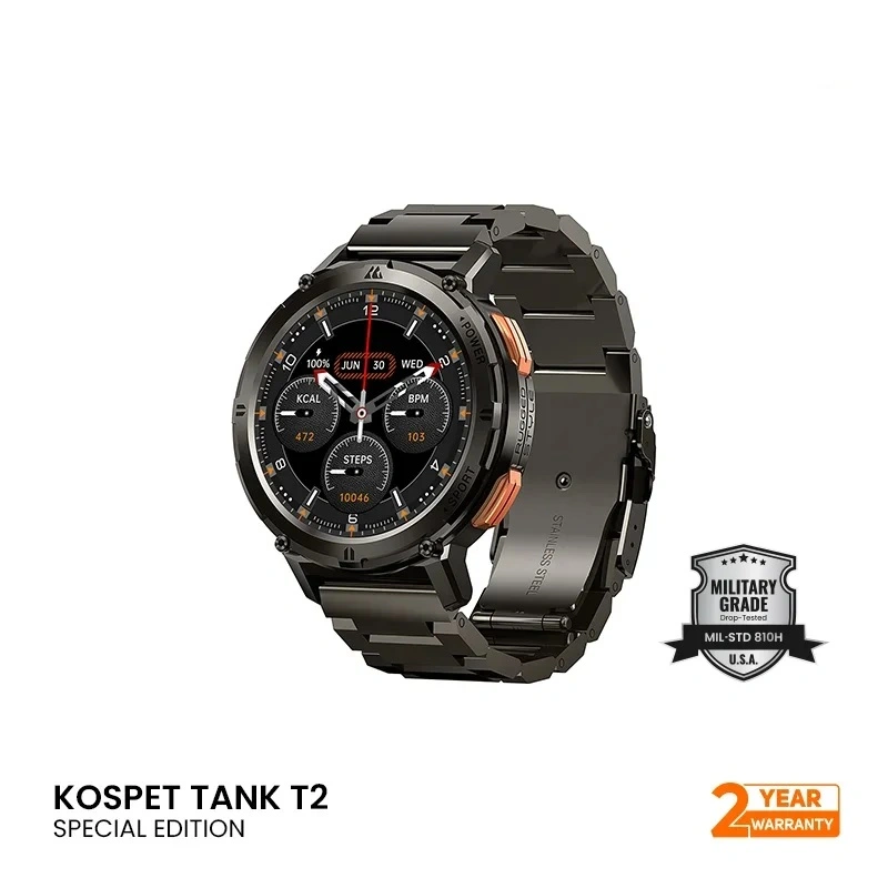 Kospet Tank T2 Smart Watch Special Edition | Black