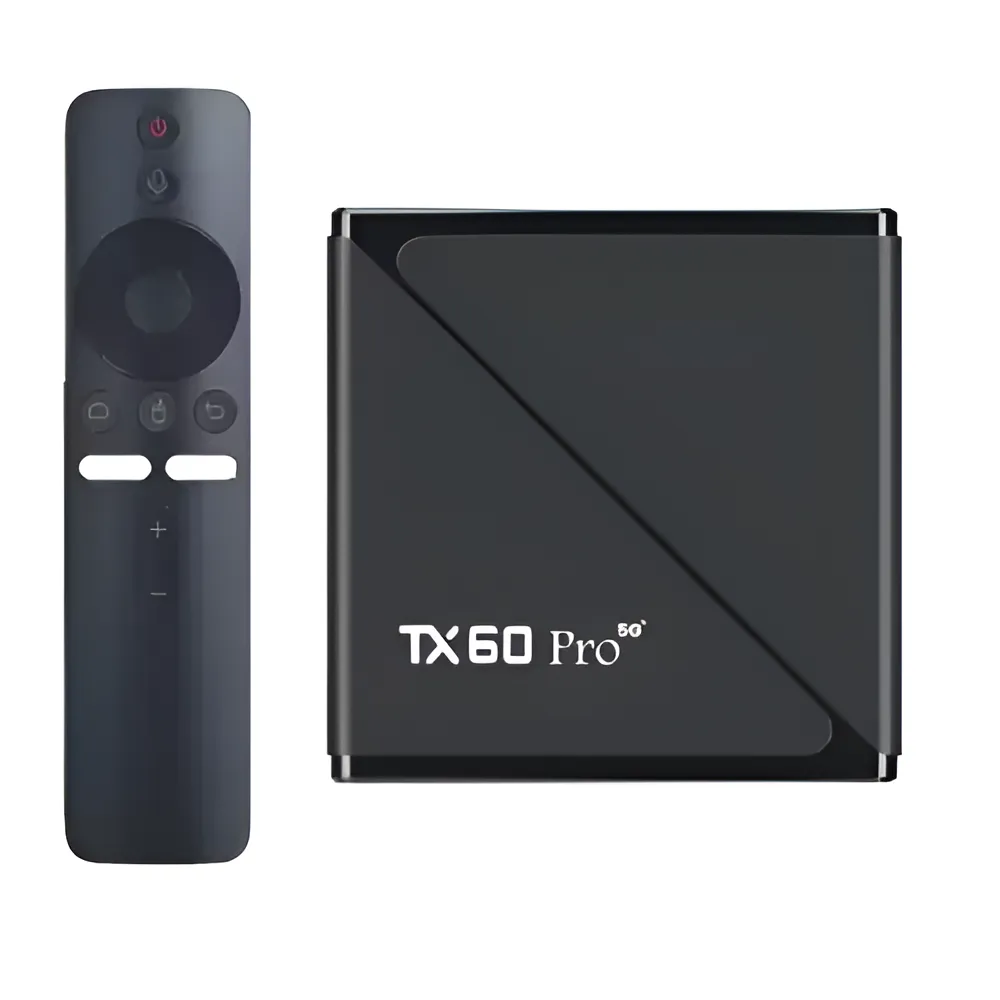 TX60 Pro 14K Ultra HD Smart Android TV Box with Voice Control Remote