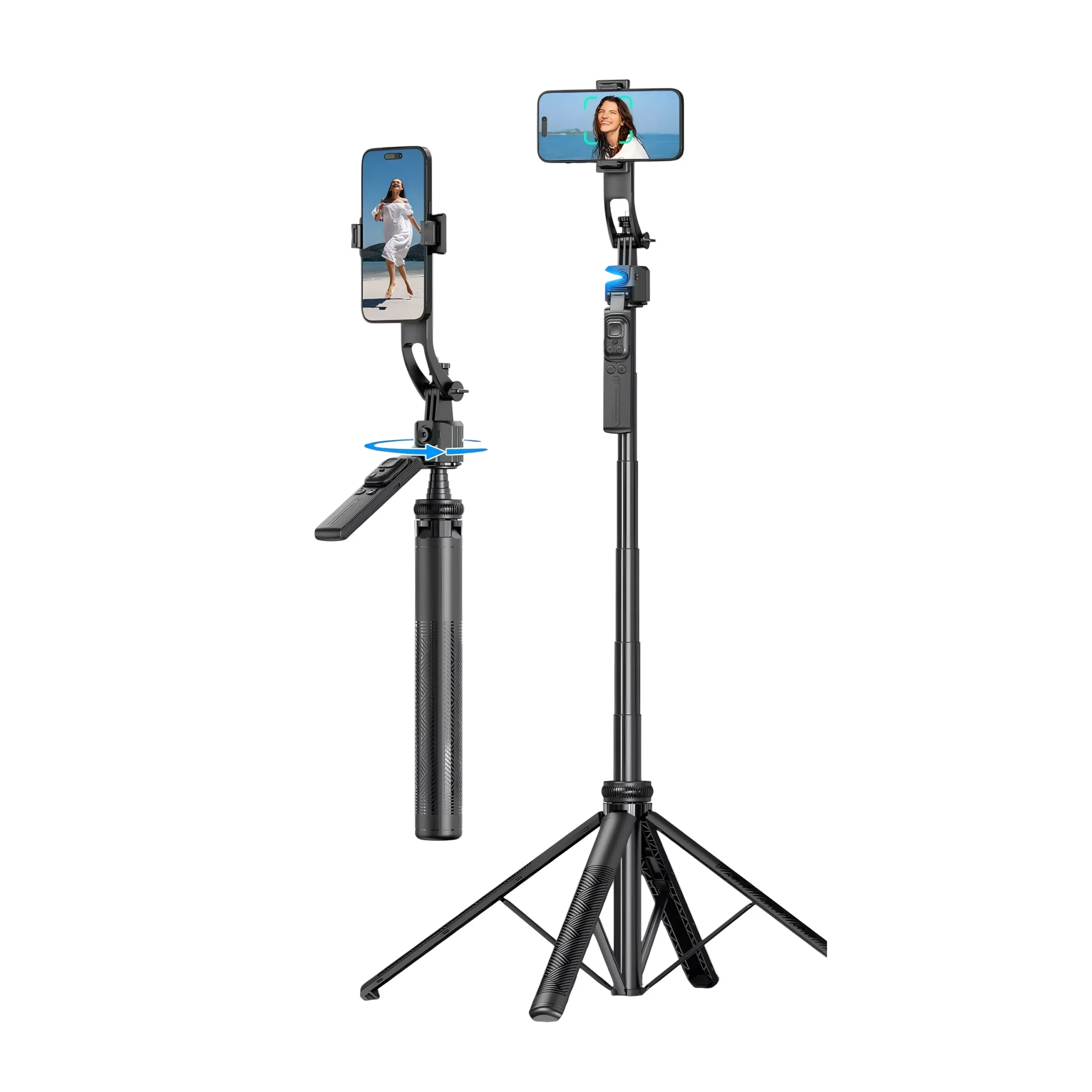 C17 AI Face Tracking Gimbal Quadrapod